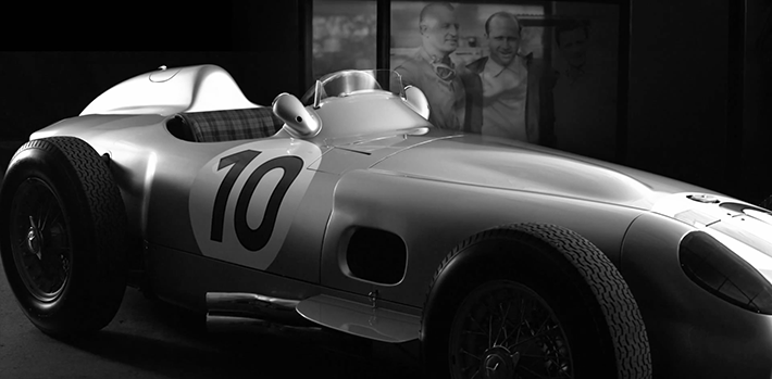 Märklin - Voiture de course Mercedes Benz W 25, flèche d'argent 1934