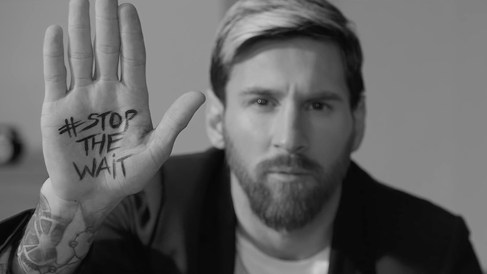 Tour n’ Cure : #StopTheWait avec Lionel Messi