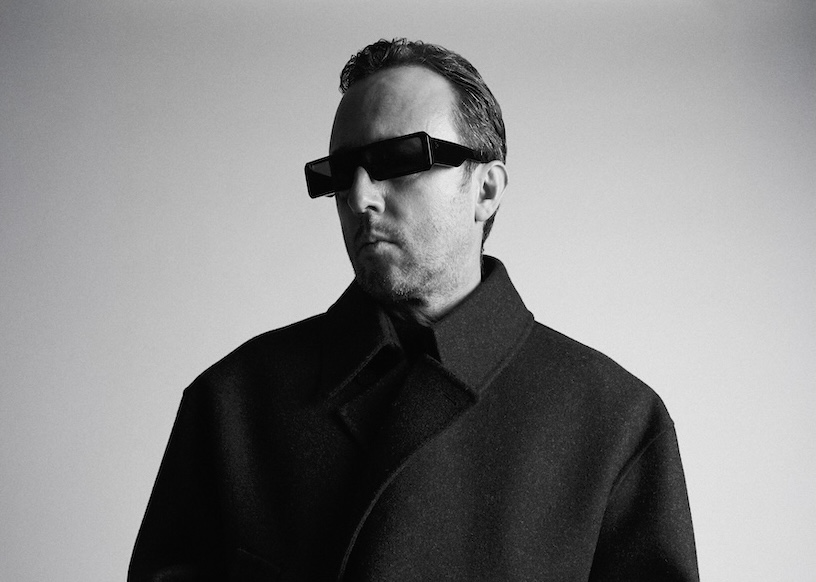 Agoria, fondateur du label Sapiens, en portrait noir et blanc